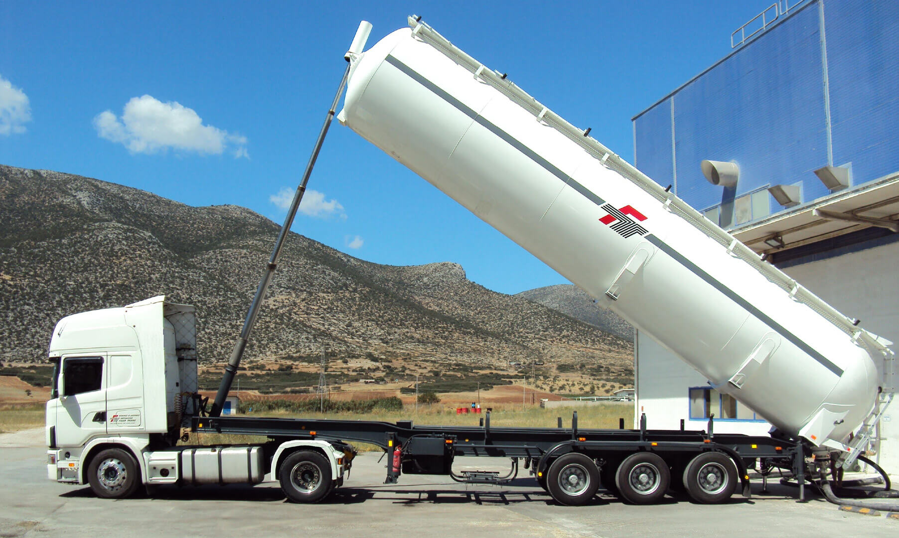 Four Trans logistics truck